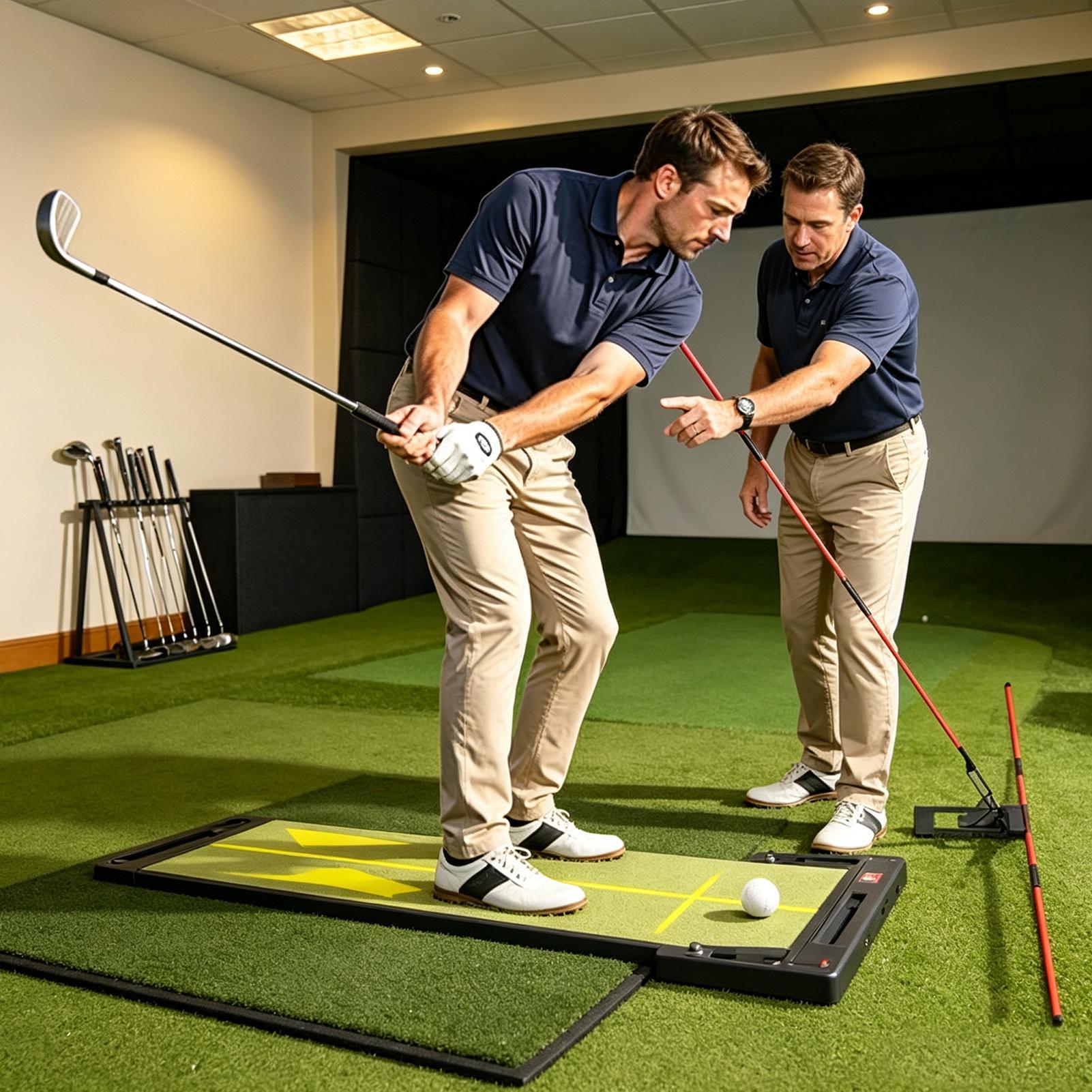 Golf Equipment Beginners - Golf Plane Trainer Adjustable Angle Alignment