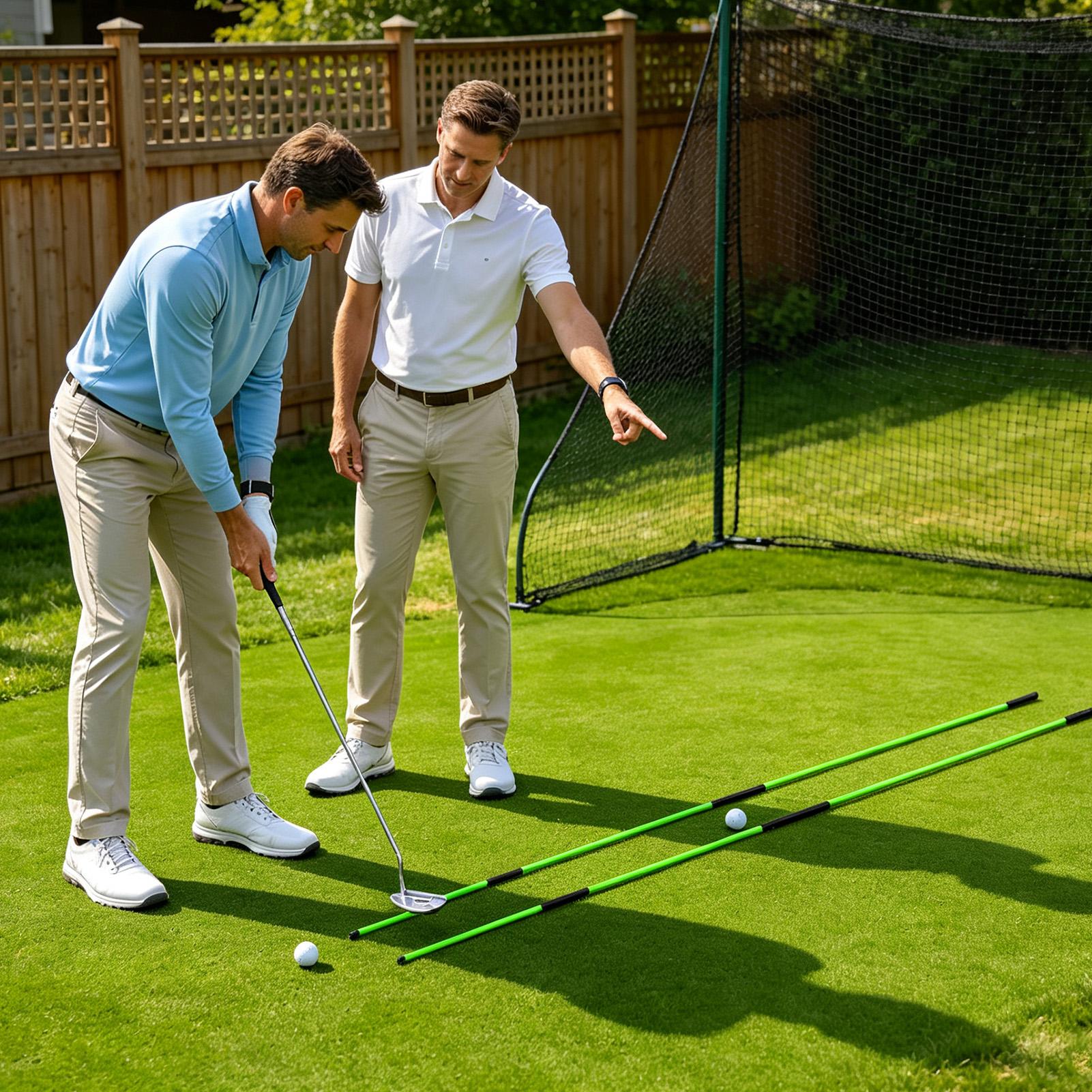 Golf Equipment Beginners - Golf Swing Plane Trainer Alignment Portable