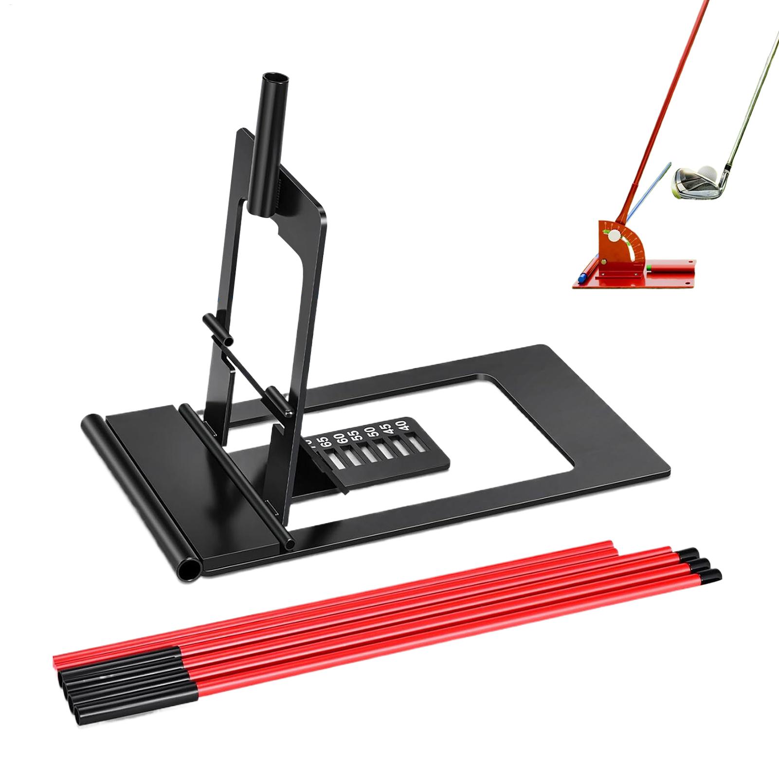 Golf Equipment Beginners - Golf Path Trainer Adjustable Angle Alignment