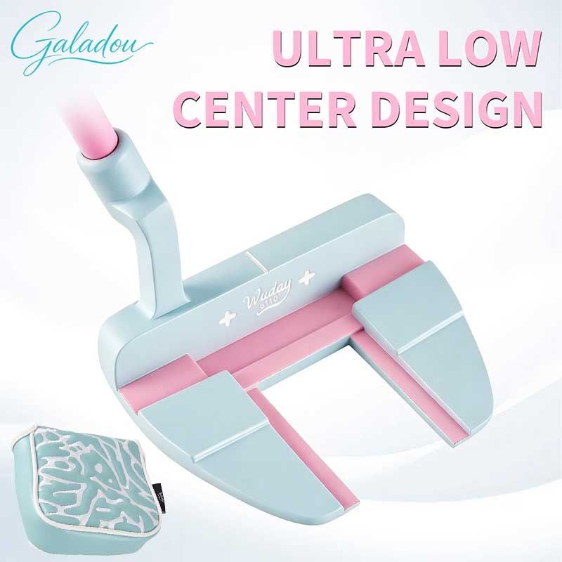 Golf Equipment Beginners - Blue and Pink Golf Putter with