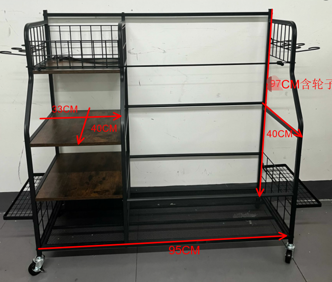 Rolling Golf Storage Rack Gara - огляд і ціна Golf Equipment Organizer For Garage