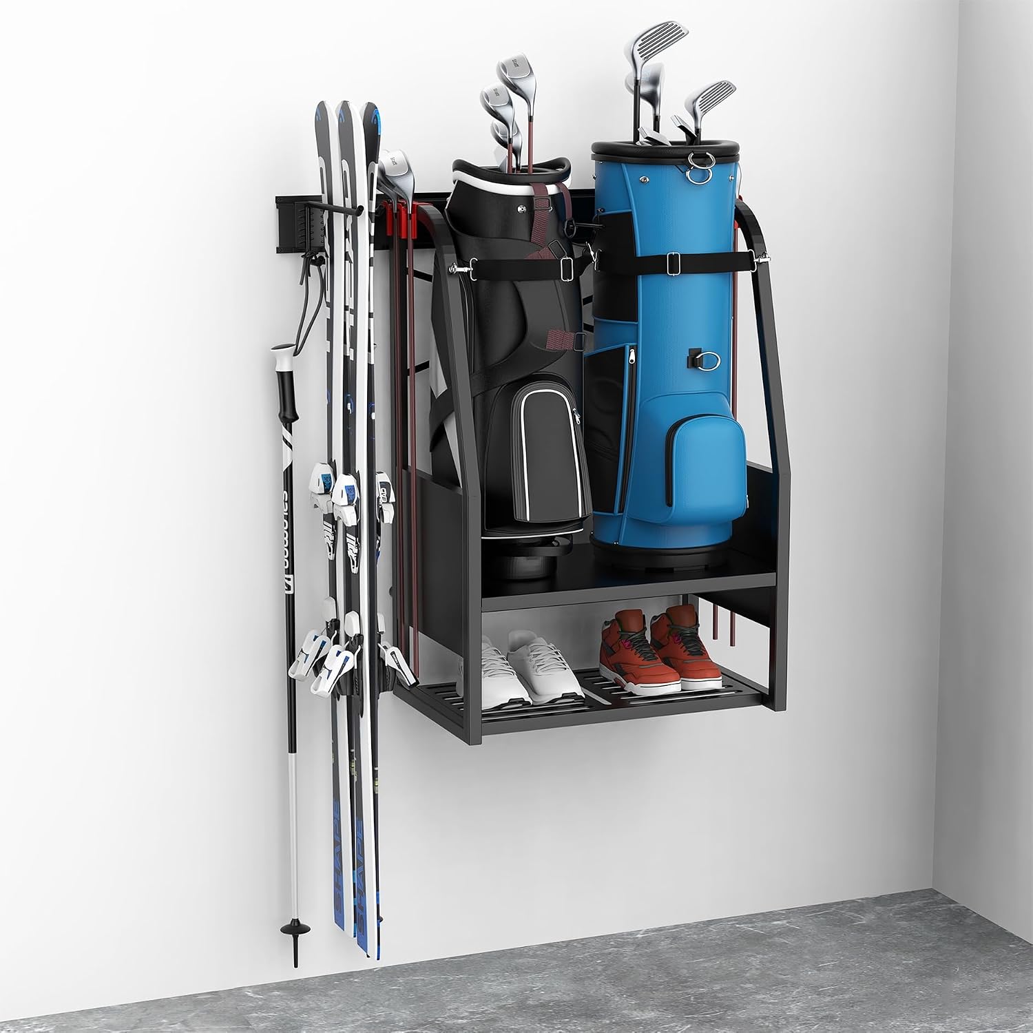 Wall Mounted Golf Bag Organize - огляд і ціна Golf Equipment Organizer For Garage