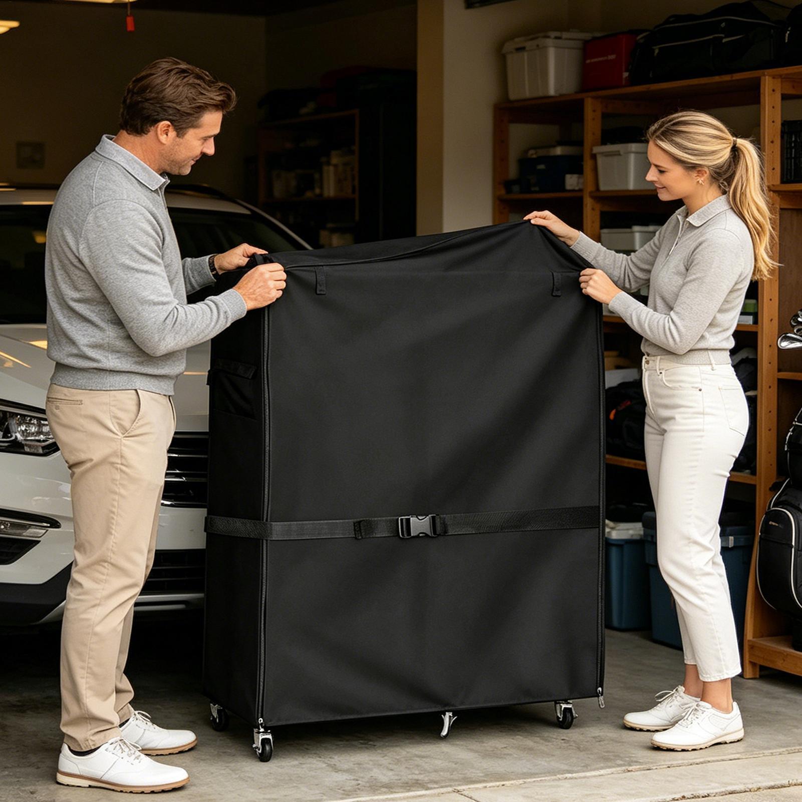 Golf Bag Storage Rack Cover Ox - огляд і ціна Golf Equipment Organizer For Garage