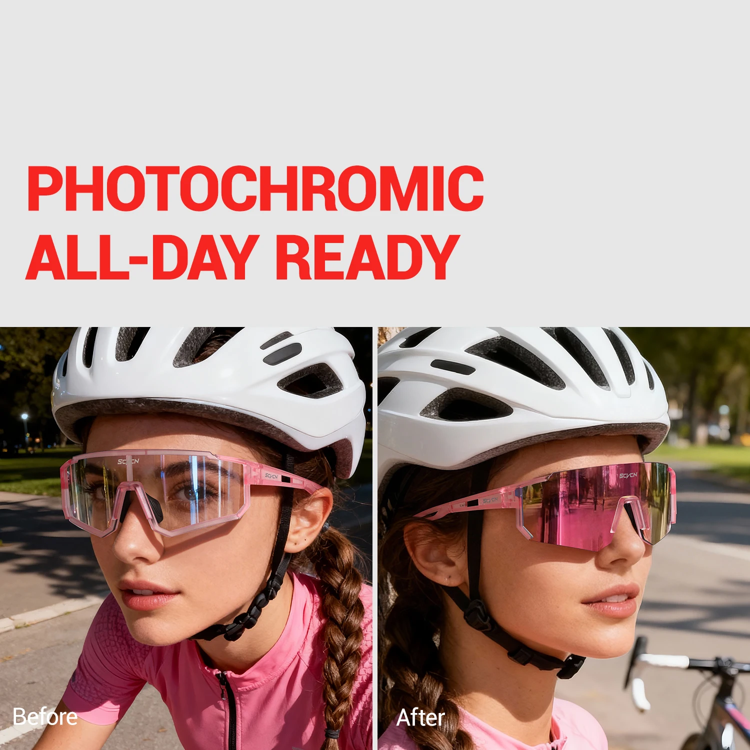 SCVCN Pink Cycling Glasses Bic - огляд і ціна Golf Equipment Photos